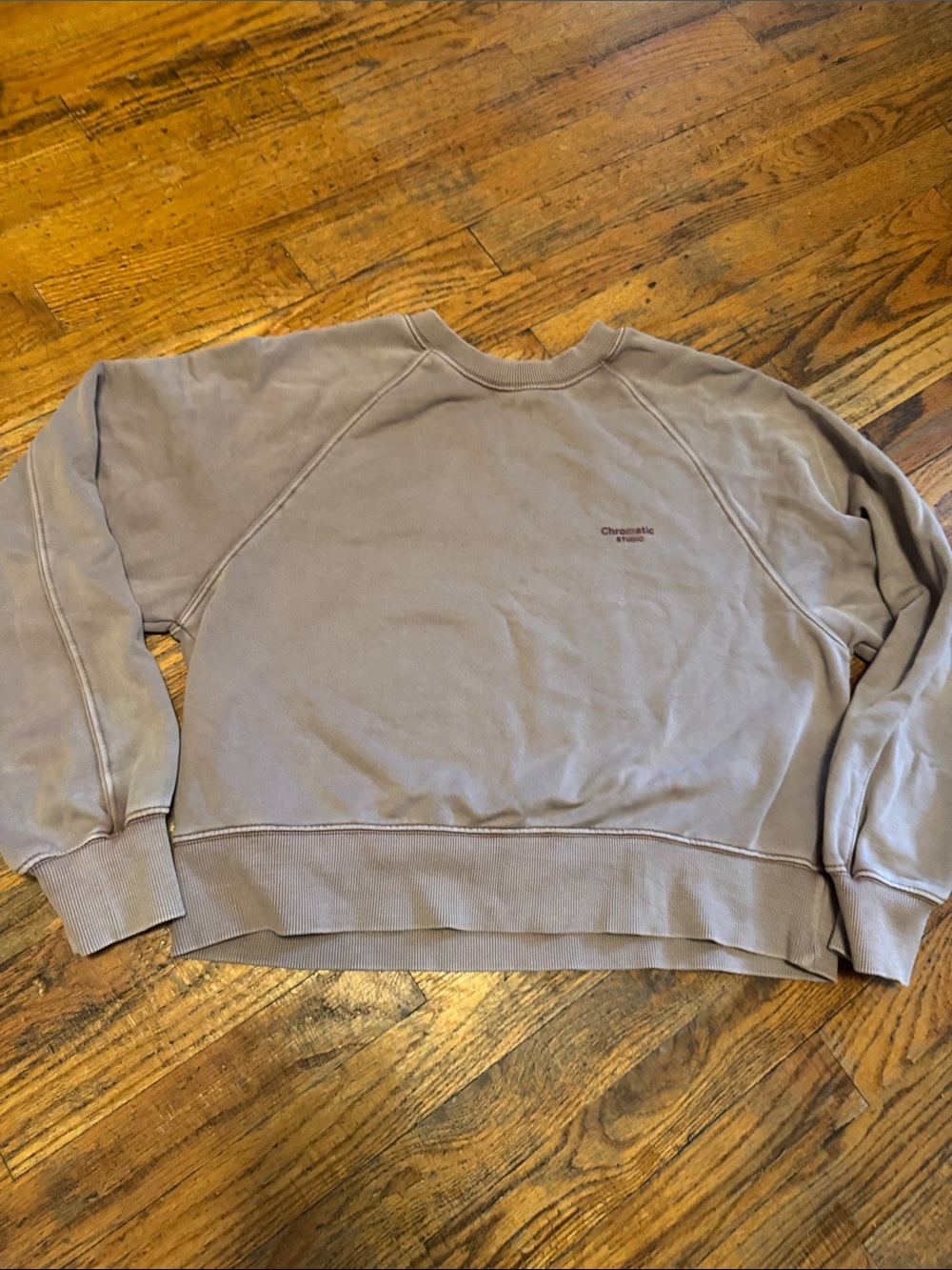 Zara Kids Taupe Crewneck Sweatshirt with Subtle Logo